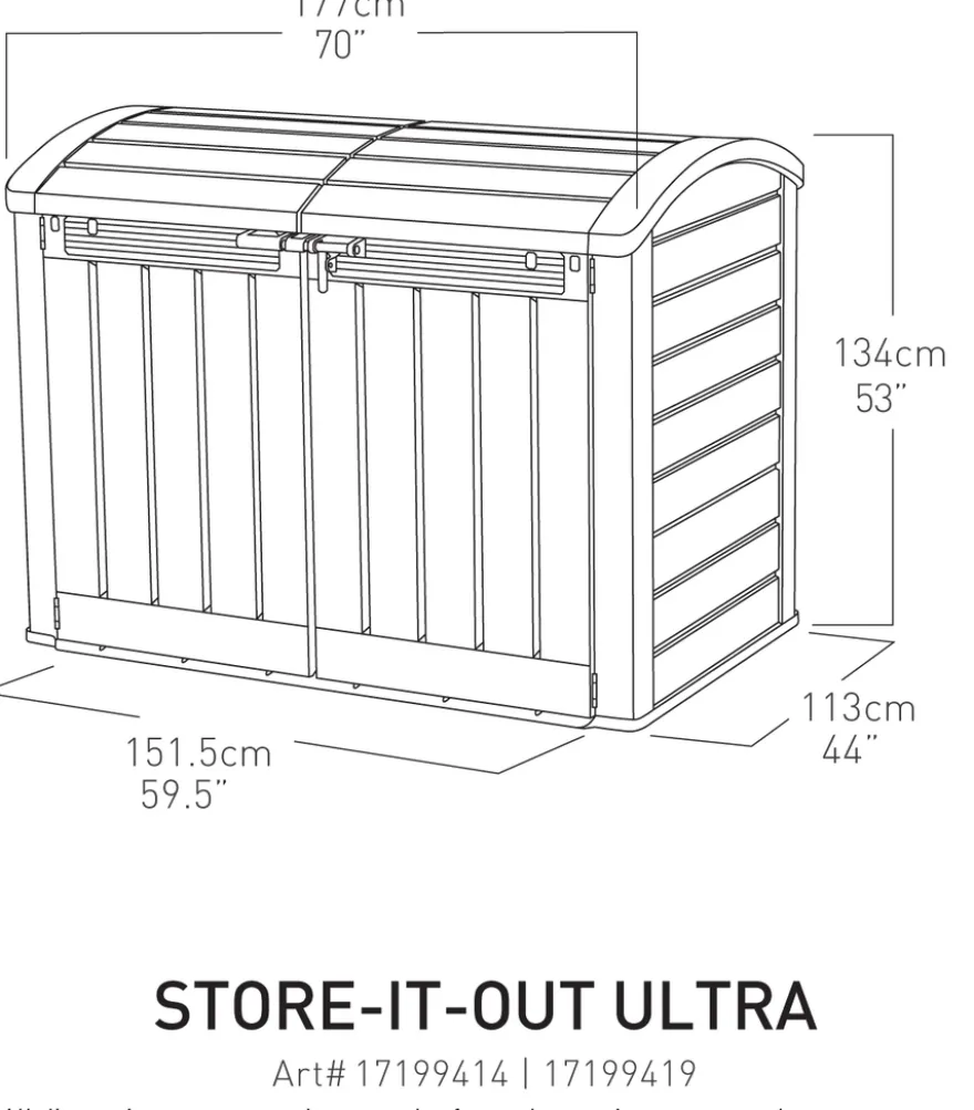 Keter Store-It-Out Ultra miniskur 2000 liter