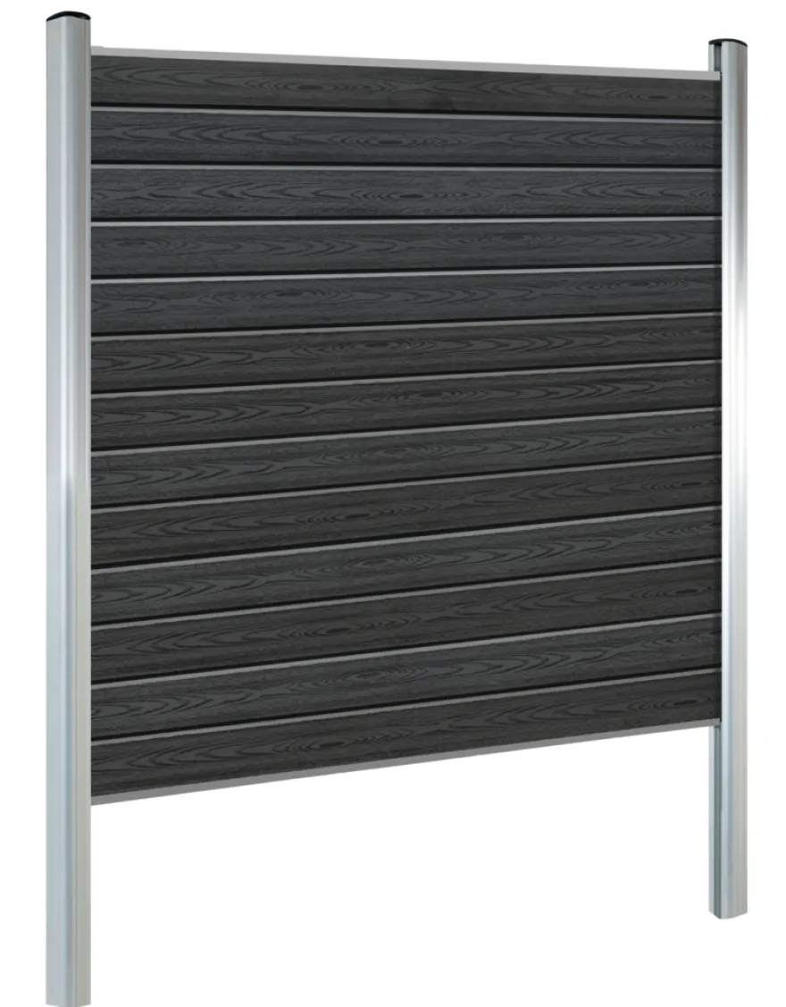 Kirkedal Alu hegn startsæt 184 x 180 cm