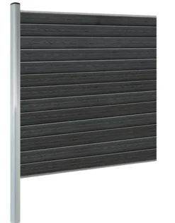 Kirkedal Alu hegn tilkøbssæt 184 x 180 cm