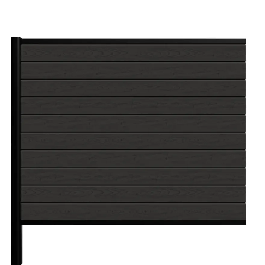Kirkedal Alu Light hegn tilkøbssæt sort 156 x 150 cm