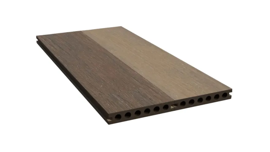 Kirkedal Heimdal terrassebrædder komposit Oak/Hardwood 22x130x6000 mm
