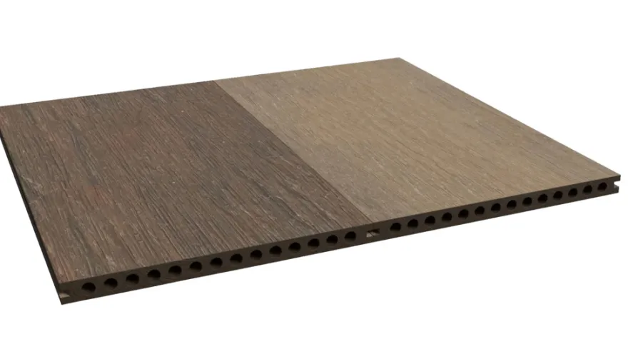 Kirkedal Heimdal terrassebrædder komposit Oak/Hardwood 22x300x4000 mm