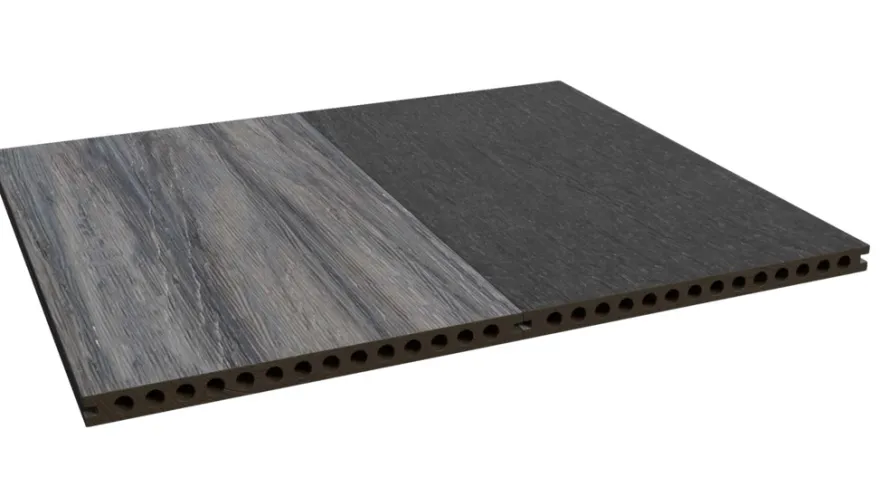 Kirkedal Heimdal terrassebrædder komposit Black/Grey 22x300x4000 mm