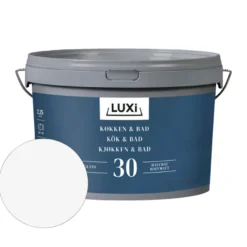 Køkken & Bad 30 vægmaling hvid 2,25 liter - LUXI®