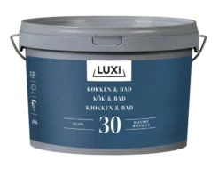 Køkken & Bad 30 vægmaling modehvid 2,25 liter - LUXI®