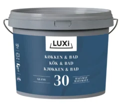 Køkken & Bad 30 vægmaling modehvid 4,5 liter - LUXI®