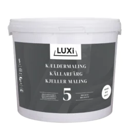 Kældermaling 2 hvid 5 liter - LUXI®
