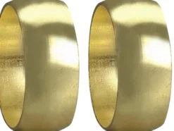 Klemring til kobberrør messing 15 mm 2-pk.