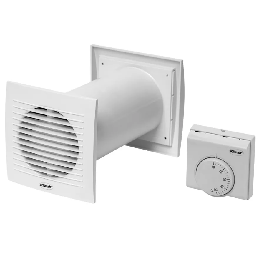 Klimair Heat 103/200 varmefordeler med termostat