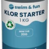Klor Starter hurtigklor 20 gr tabs 1 kg - Swim & Fun