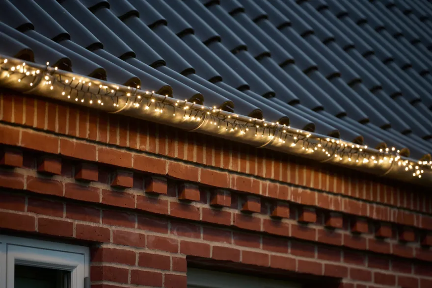 Klyngelys Basis 384 LED m/blink varm hvid 8 meter