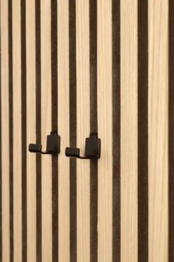 Knage til akustikpanel sort 2 stk.