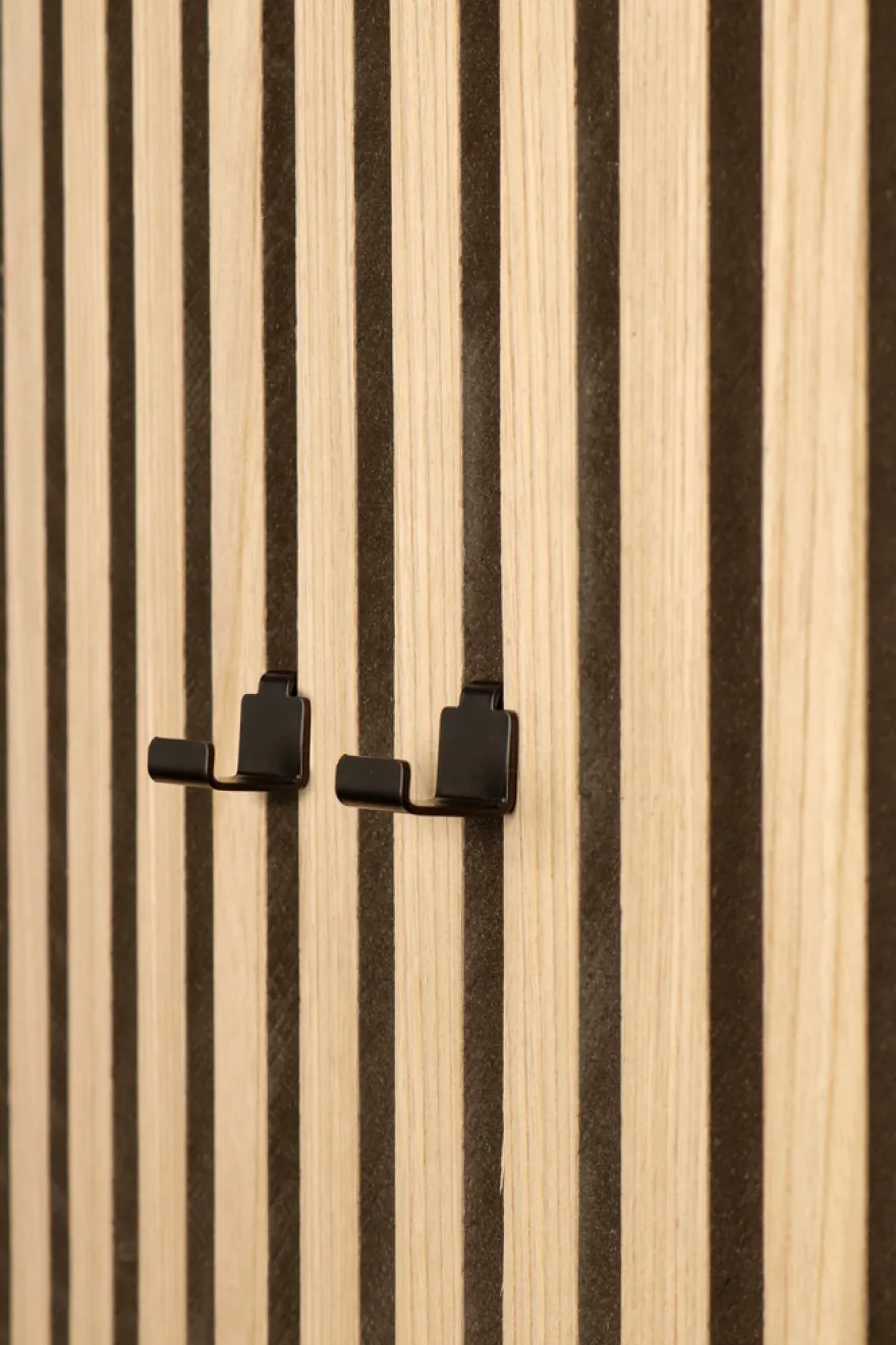 Knage til akustikpanel sort 2 stk.