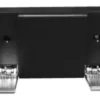 Knagerække flex sort 6 knager 48,4 cm