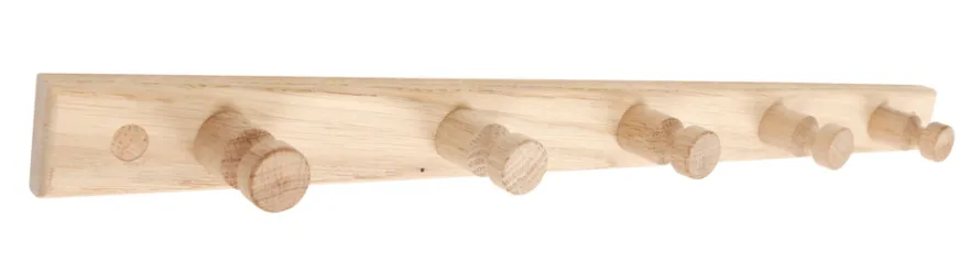 Knagerække fyrretræ 50 cm