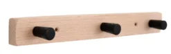 Knagerække sort bøg 28 cm