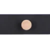 Knagerække sort/bøg 28 cm