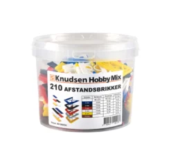 Knudsen Kilen Hobby Mix afstandsbrikker - 210 stk.
