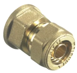 Kompressionsmuffe til PEX 15 mm x 1/2"