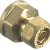 Kompressionsmuffe til PEX 3/4" x 15 mm