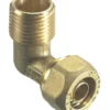 Kompressionsvinkel m/nippel 1/2" x 15 mm