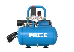 Kompressor støjsvag 0,75 hk og 6 liter tank - PRIZE