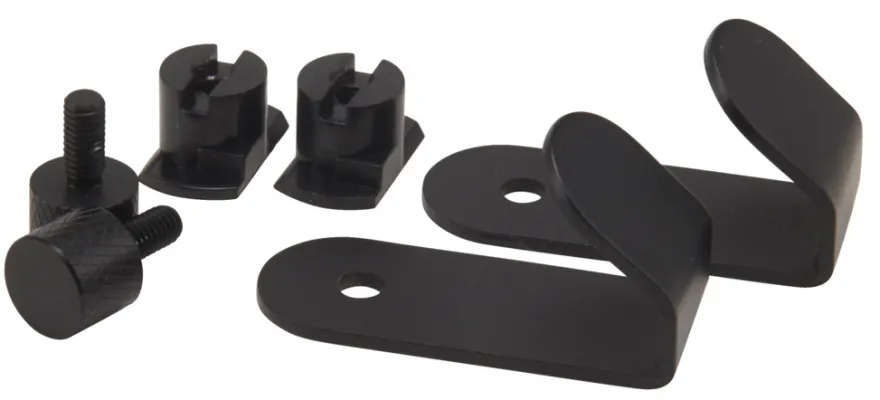 Krog t/akustikpanel 5 x 2,5 cm sort 2-pk. - Køb i butik