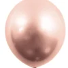 Kromballon 30 cm 4 stk. rose guld