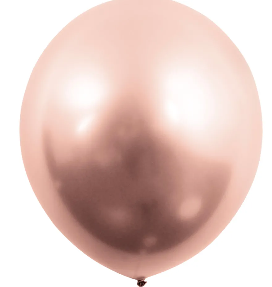 Kromballon 30 cm 4 stk. rose guld