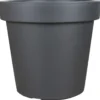 Krukke grå plast Ø30 x H20,5 cm