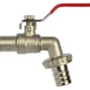 Kugleaftaphane 3/4" L-greb krom