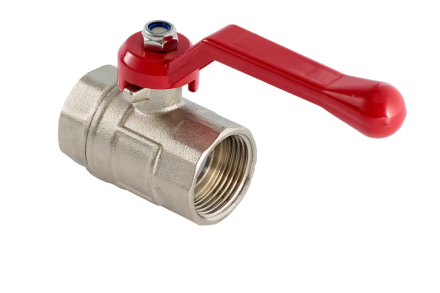 Kuglehane 3/4" muffe/muffe L-greb