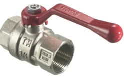Kuglehane 1/2" muffe/muffe L-greb