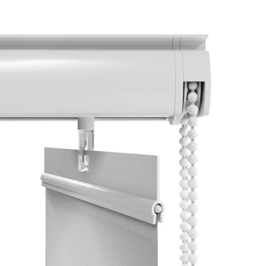 Lamelgardin hvid 200 x 250 cm
