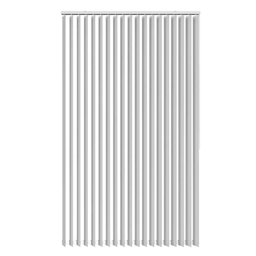 Lamelgardin hvid 100 x 250 cm