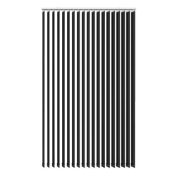 Lamelgardin sort 200 x 250 cm