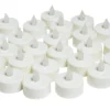 LED-fyrfadslys med flakkende lys 24 stk.