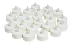 LED-fyrfadslys med flakkende lys 24 stk.