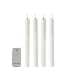 LED-kronelys 4-pk.