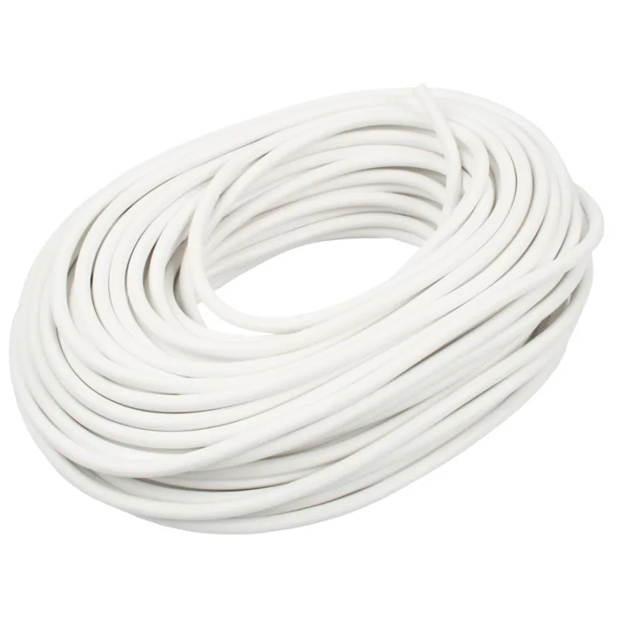Ledning flad hvid 2 x 0,75 mm² 10 meter - Elworks