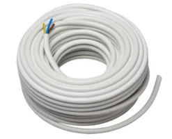 Ledning rund hvid 3 x 1,5 mm² 25 meter