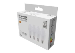 LED-pære kerte E14 4,9 W 4-pk.