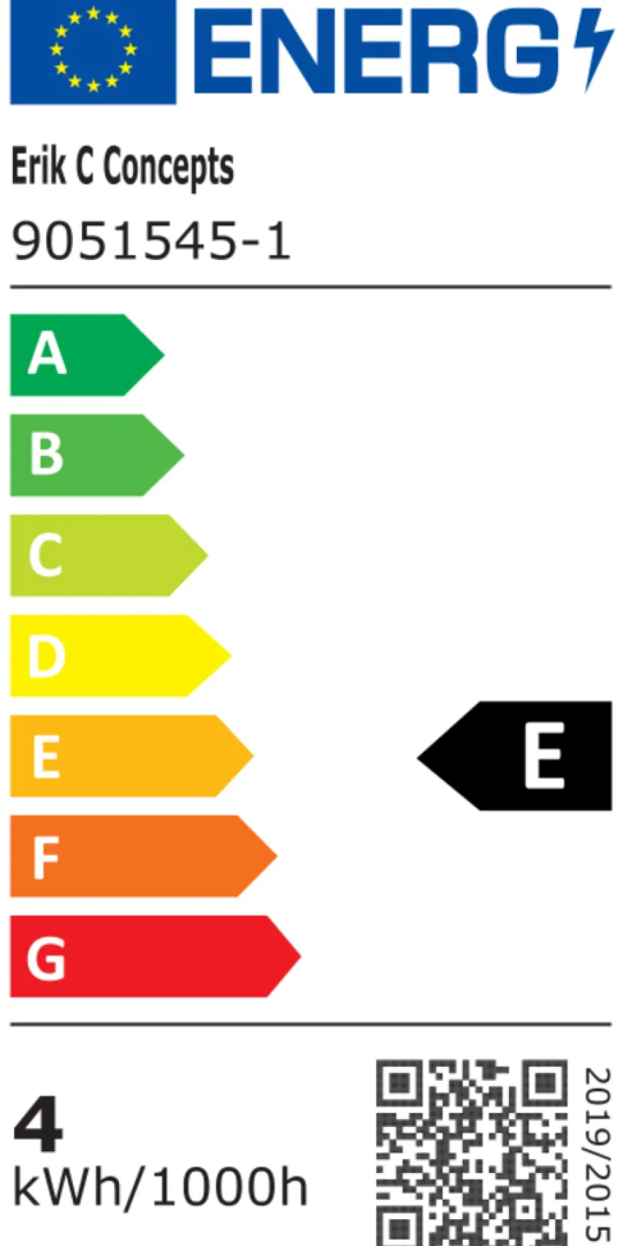 LED-pære krone 4,2 W E27 4-pk.