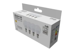 LED-pære krone 4,2 W E14 4-pk.