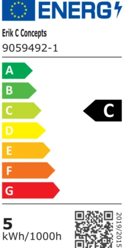 LED-pære standard 4,9 W E27 2-pk.