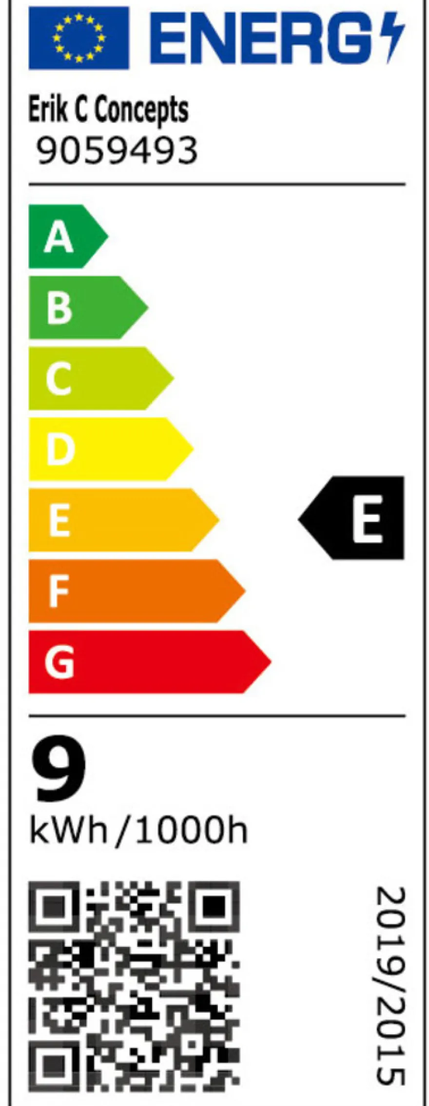 LED-pære standard 9,5 W E27 2-pk.