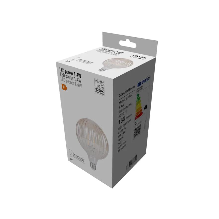 LED-pære Stripes Amber 1,4 W E27
