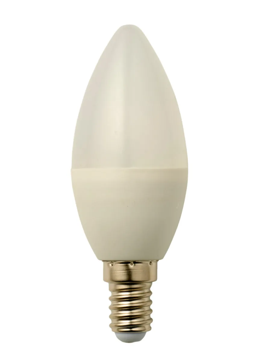 LED-sparepære kerte E14 6 W dæmpbar 2-pk.