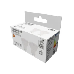 LED-spotpære 5 W GU10 dæmpbar 2-pk.