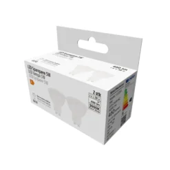 LED-spotpære 5 W GU10 2-pk.